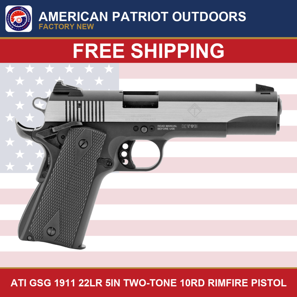 American Tactical Ati Gsg 22 LR 5in 10rd Two-Tone-img-0