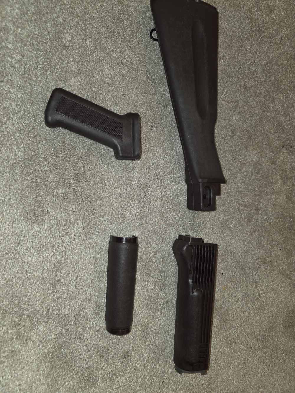 Dark plum furniture for Russian AKM,  AK74, AK47, Saiga, Arsenal.-img-0