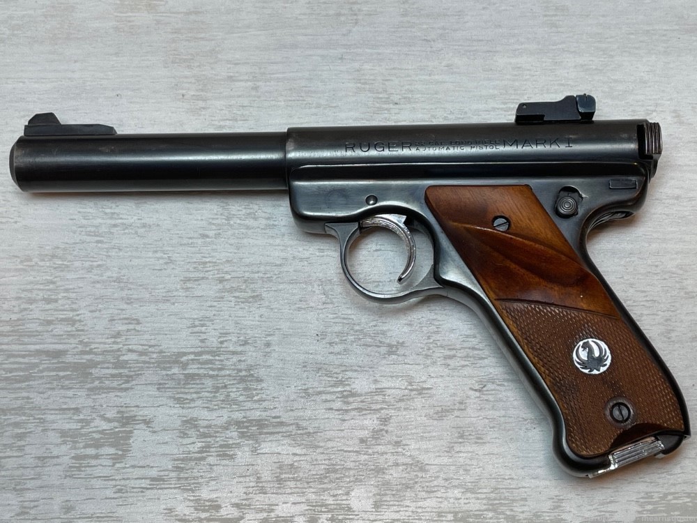 Ruger Mark I 22 LR Target 5 1/2 Heavy Exc H131-img-0