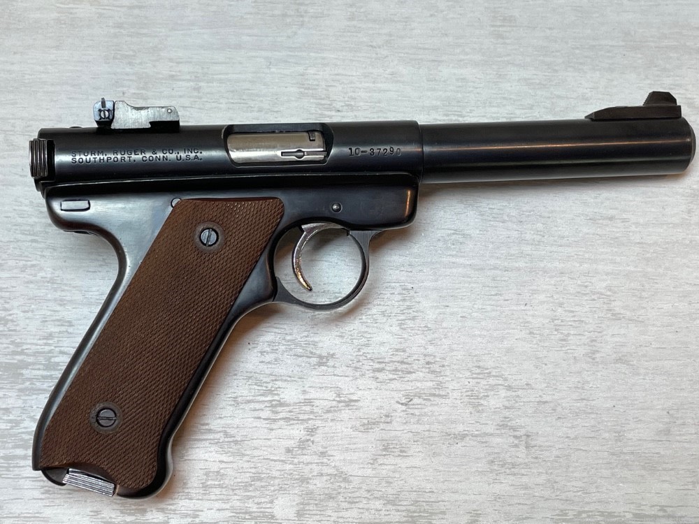 Ruger Mark I 22 LR Target 5 1/2 Heavy Exc H131-img-1
