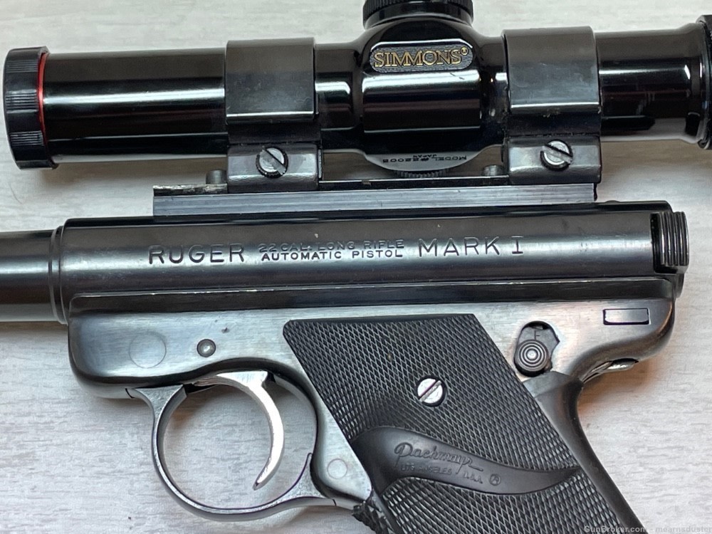 Ruger Mark I 22 LR Target Scope H132-img-5