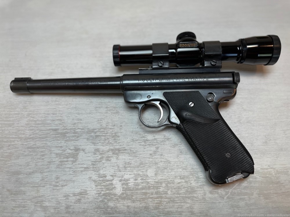 Ruger Mark I 22 LR Target Scope H132-img-0