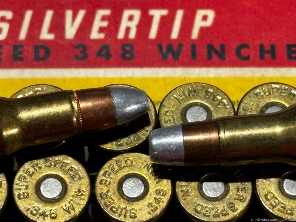 19 rounds of Winchester Super Speed 348 Win 250 grain Silvertip ammo-img-3