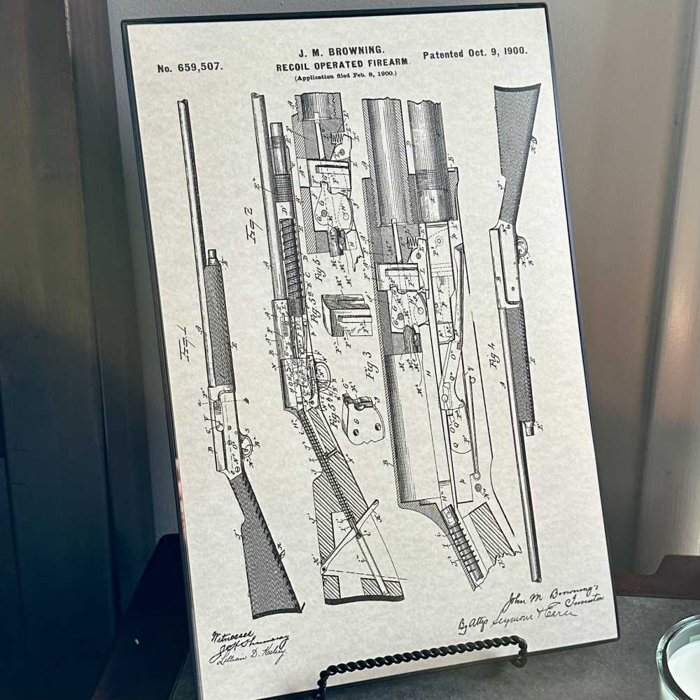 Browning Auto-5 Shotgun Patent Poster 11x17 - FREE SHIPPING!-img-0