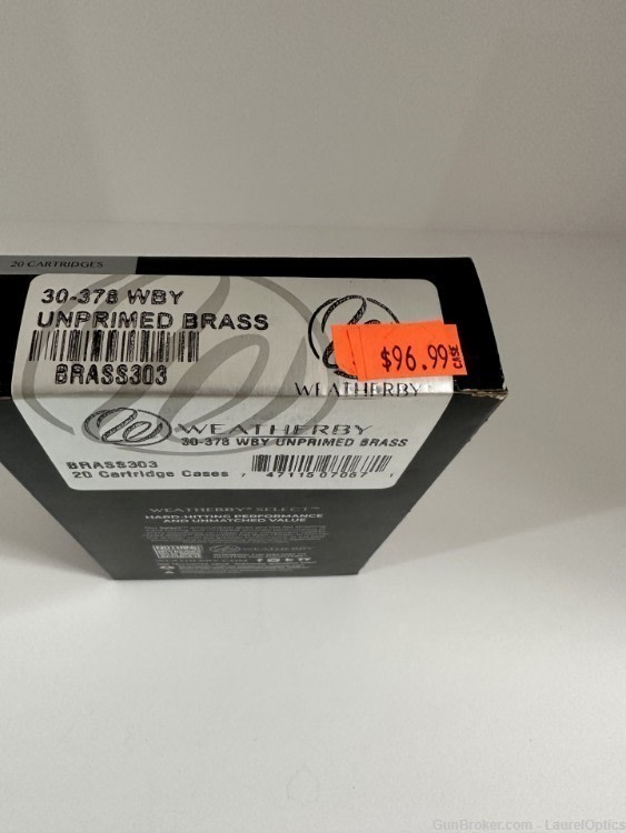 30-378 WBY Unprimed Brass-img-1