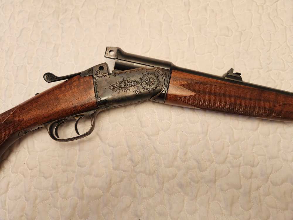 German Engraved Stalking rifle Pre-war 8.15x46r with reloading suplies-img-5