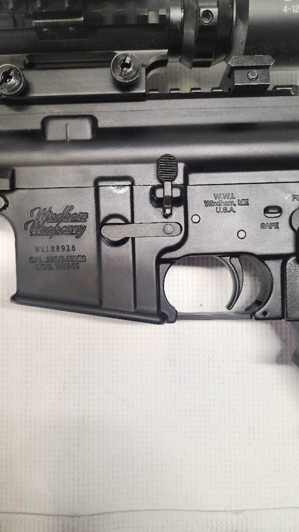 Windham Weaponry WW-15 5.56 Nato w/ Vlife 4-12x50 Scope-img-1