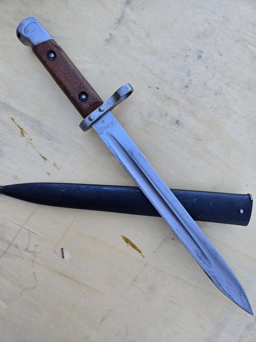 Styer 95 bayonet extra fine original condition scare upturned blade-img-20