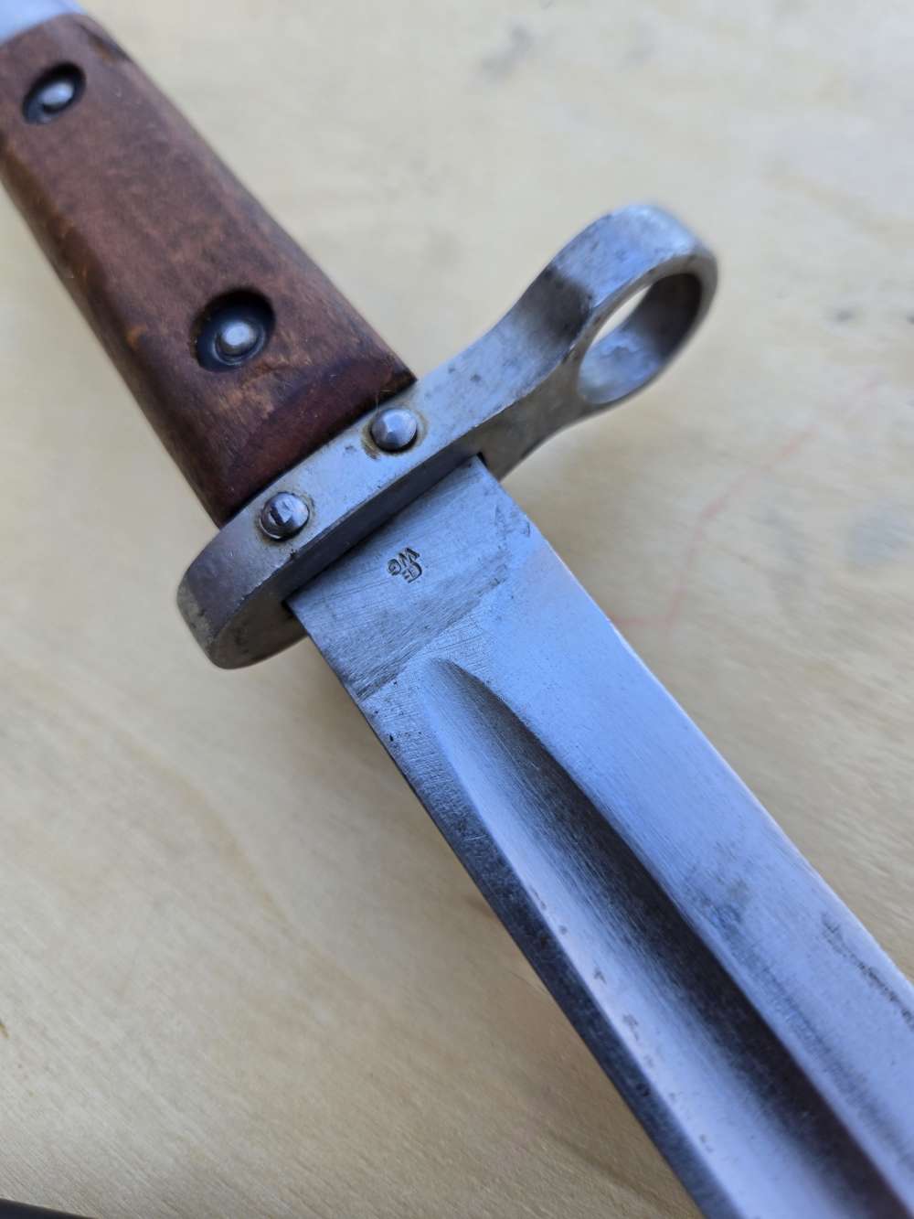 Styer 95 bayonet extra fine original condition scare upturned blade-img-17