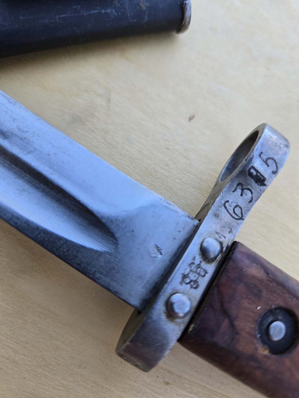 Styer 95 bayonet extra fine original condition scare upturned blade-img-29