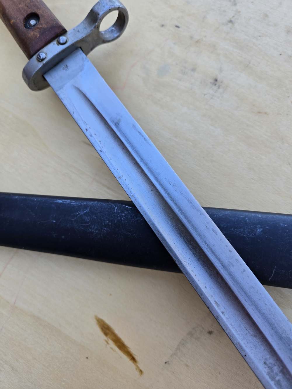 Styer 95 bayonet extra fine original condition scare upturned blade-img-16