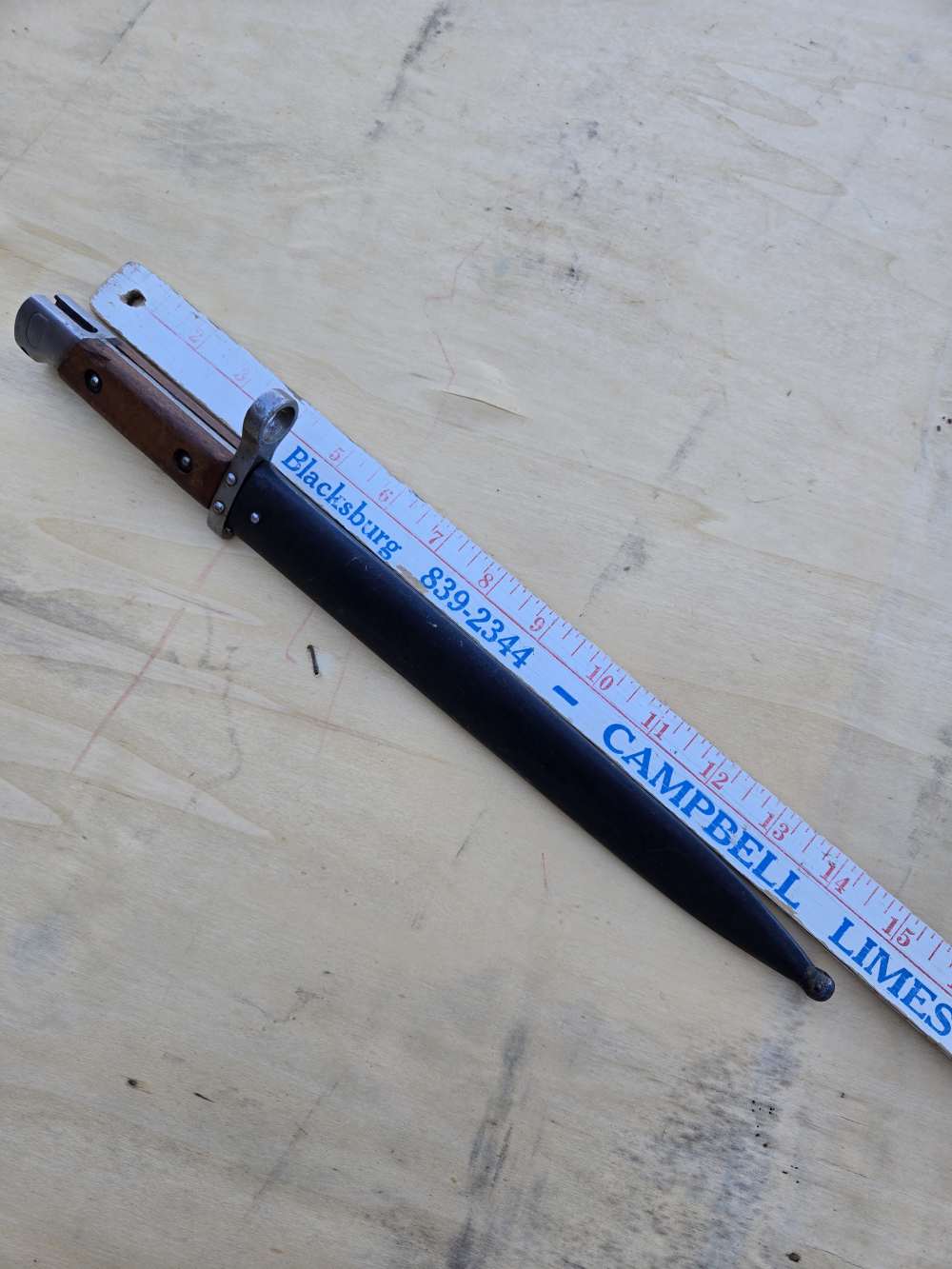 Styer 95 bayonet extra fine original condition scare upturned blade-img-35
