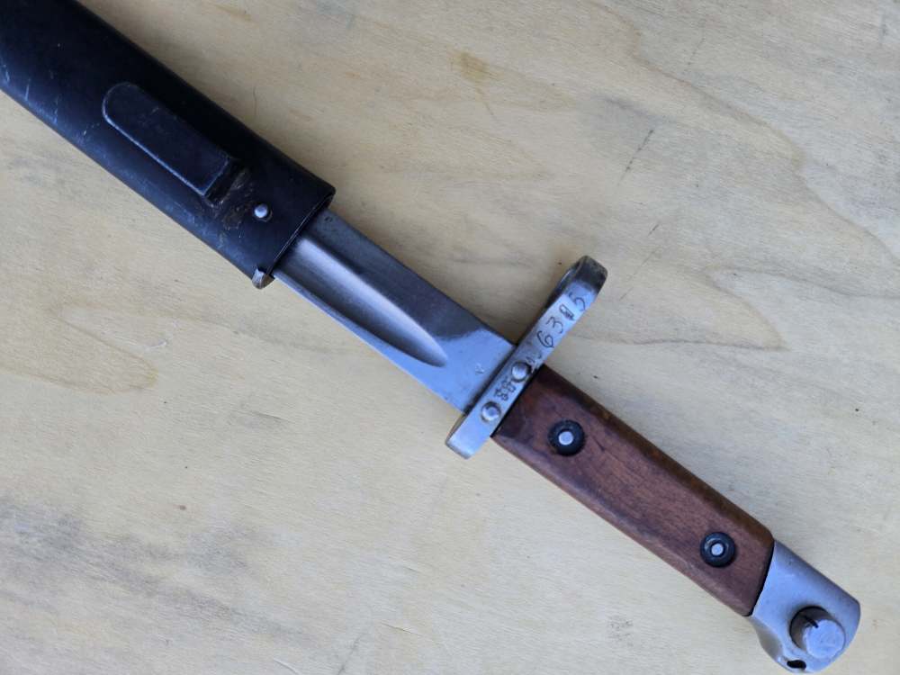 Styer 95 bayonet extra fine original condition scare upturned blade-img-10