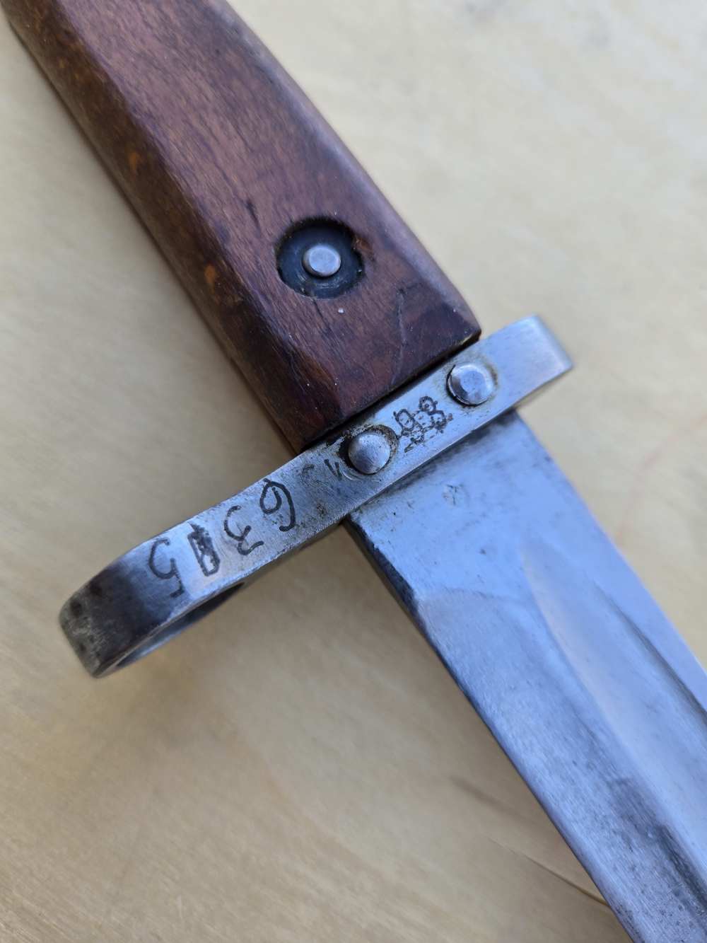 Styer 95 bayonet extra fine original condition scare upturned blade-img-21