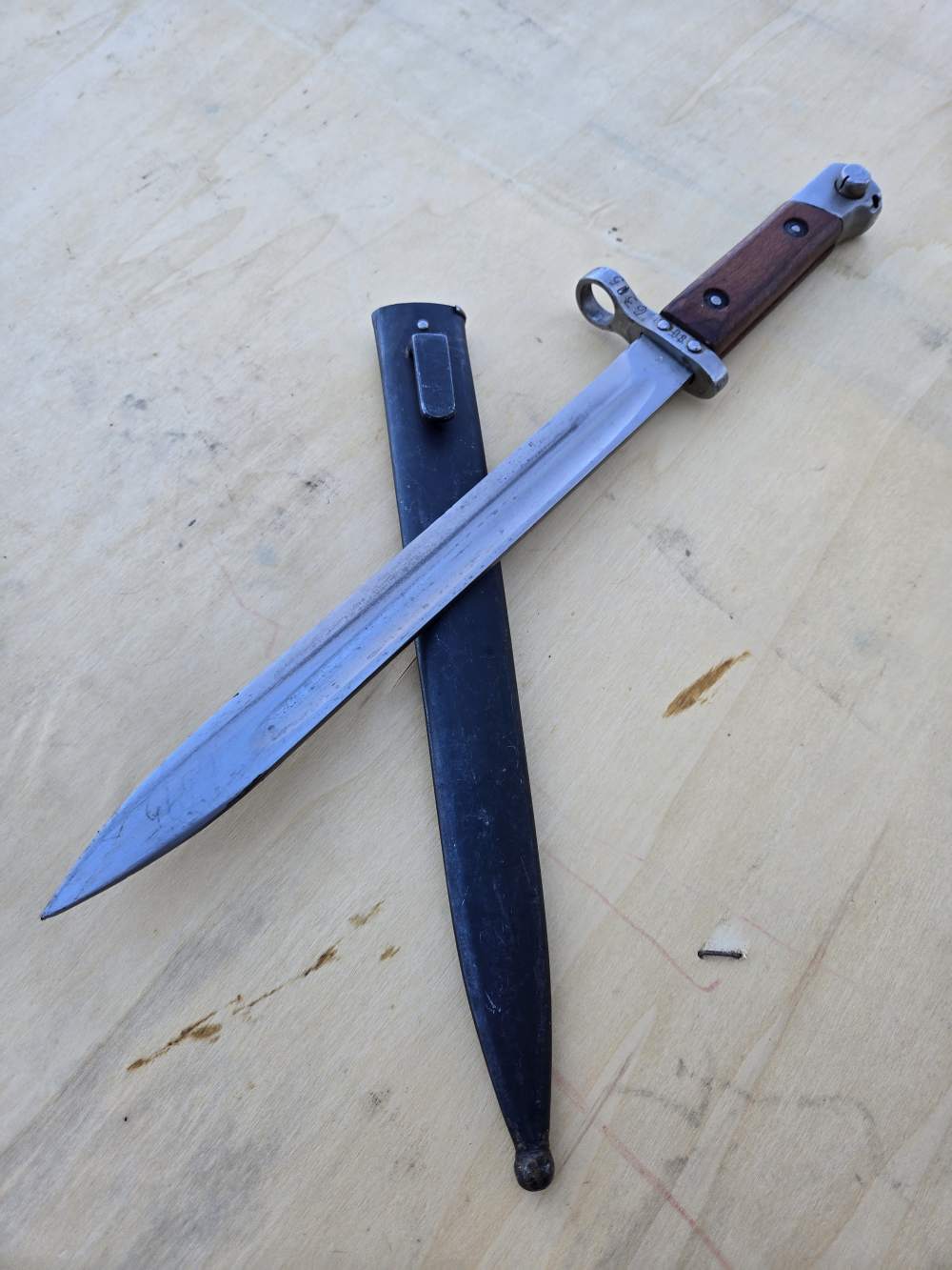 Styer 95 bayonet extra fine original condition scare upturned blade-img-31