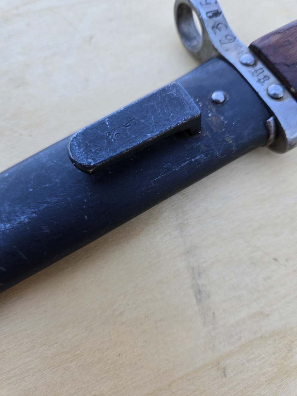 Styer 95 bayonet extra fine original condition scare upturned blade-img-33