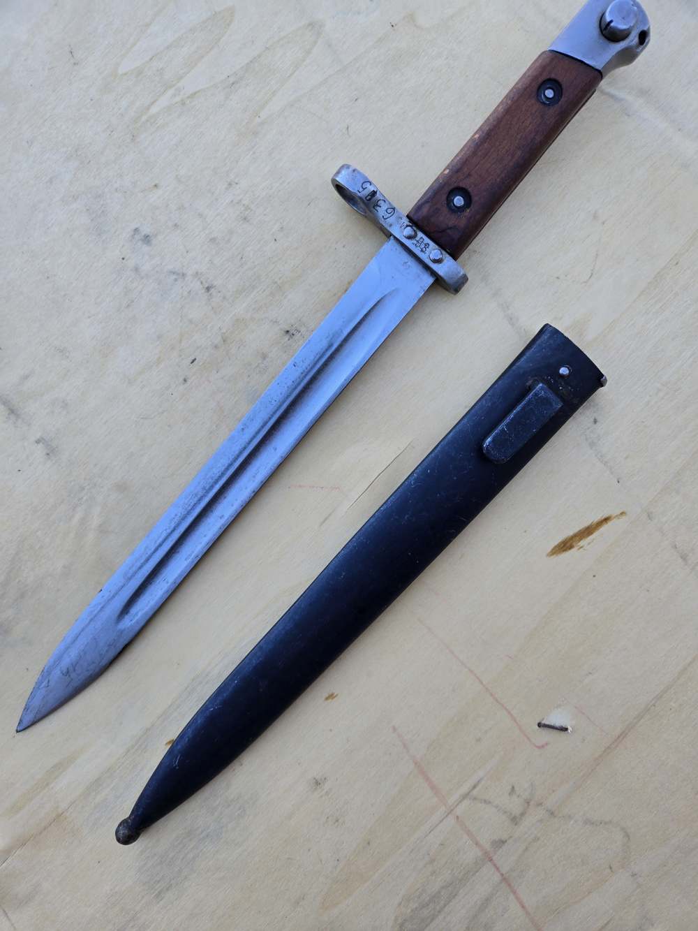 Styer 95 bayonet extra fine original condition scare upturned blade-img-0
