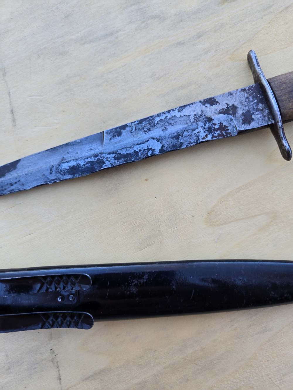 WW2 German Luftwaffe trench knife fighting dolch-img-23