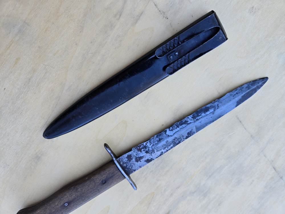 WW2 German Luftwaffe trench knife fighting dolch-img-18