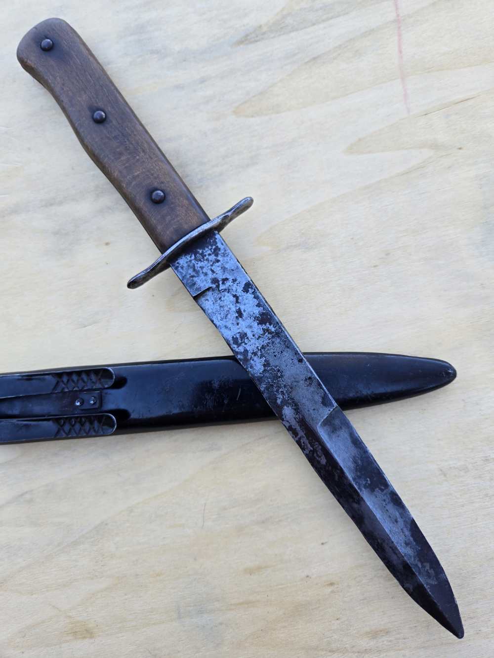 WW2 German Luftwaffe trench knife fighting dolch-img-42
