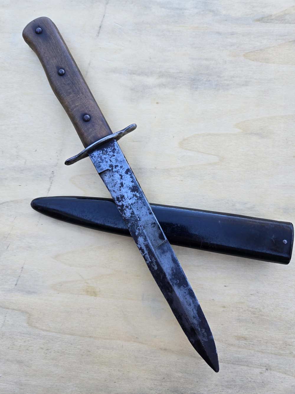 WW2 German Luftwaffe trench knife fighting dolch-img-26