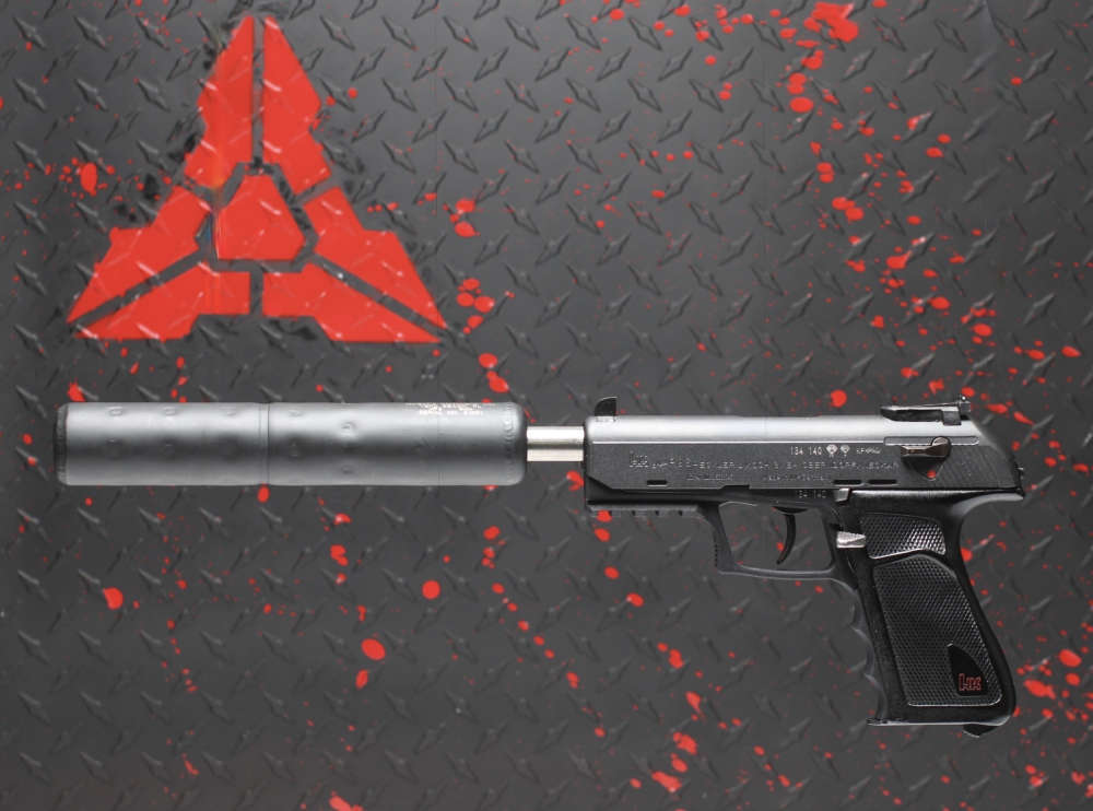 EXTREMELY RARE HK P9S SD W/ KAC MP5 NAVY SUPPRESSOR!-img-0