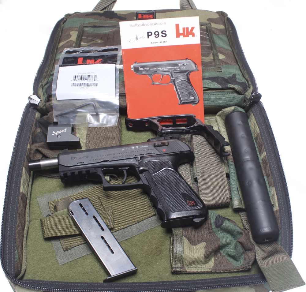 EXTREMELY RARE HK P9S SD W/ KAC MP5 NAVY SUPPRESSOR!-img-15