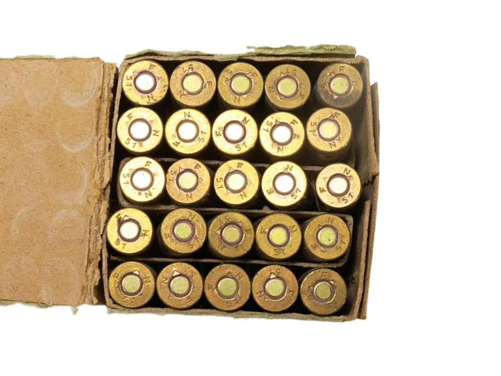 3 Boxes FN 1950's 9mm Ammunition 75 Rounds-img-2