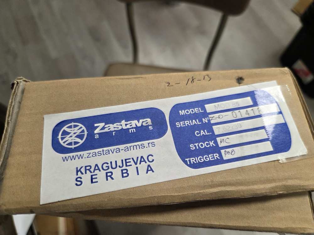 Zastava M-85 7.62X39 in original box. -img-19