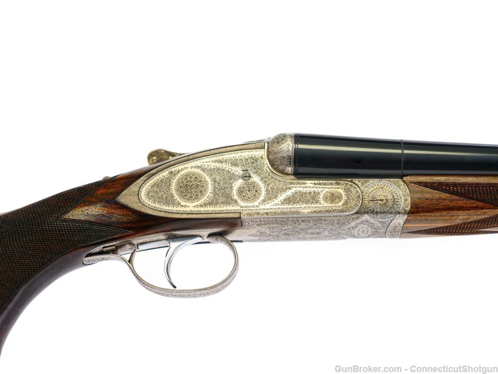 Kemen - Sideplate SxS, Matched Pair, 12ga.  28 ½" Barrels Choked IC/M.-img-8