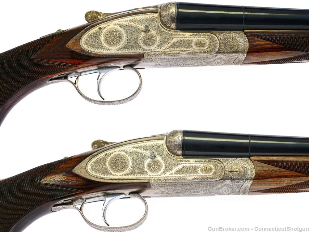 Kemen - Sideplate SxS, Matched Pair, 12ga.  28 ½" Barrels Choked IC/M.-img-17