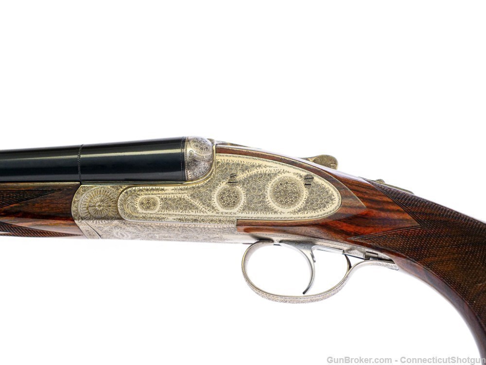 Kemen - Sideplate SxS, Matched Pair, 12ga.  28 ½" Barrels Choked IC/M.-img-1