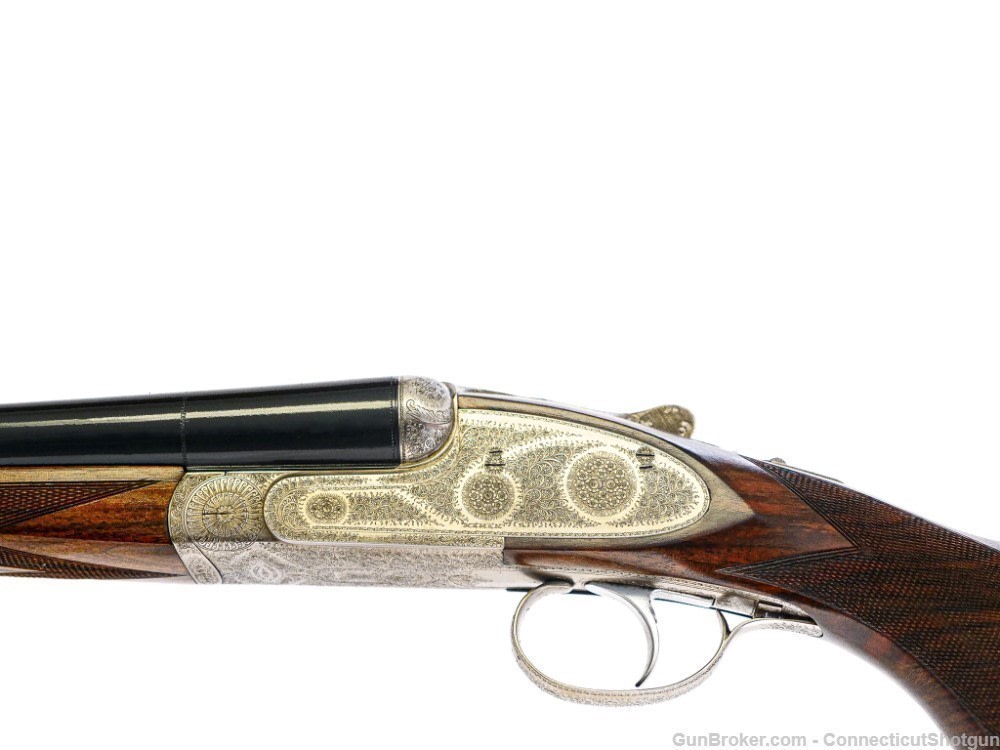 Kemen - Sideplate SxS, Matched Pair, 12ga.  28 ½" Barrels Choked IC/M.-img-9