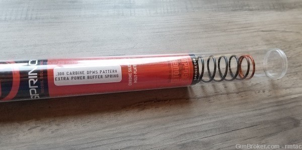 Sprinco .308 Carbine DPMS Pattern - Extra Power Buffer Spring - ORANGE NEW-img-1