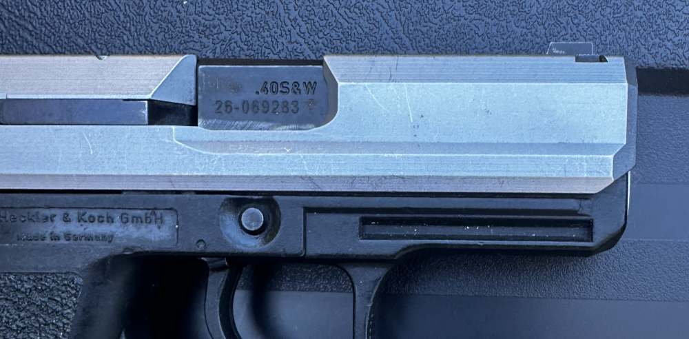 H&K USP Compact Stainless .40 S&W, Two-Tone HK Made in Germany in 2004-img-16