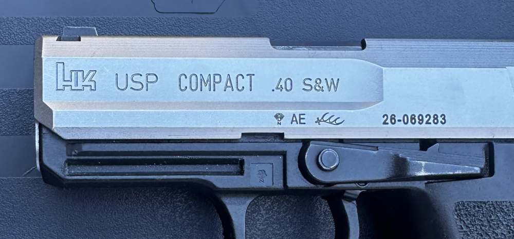H&K USP Compact Stainless .40 S&W, Two-Tone HK Made in Germany in 2004-img-7