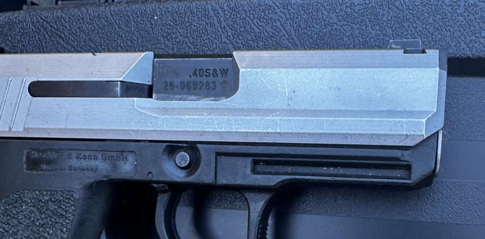 H&K USP Compact Stainless .40 S&W, Two-Tone HK Made in Germany in 2004-img-17