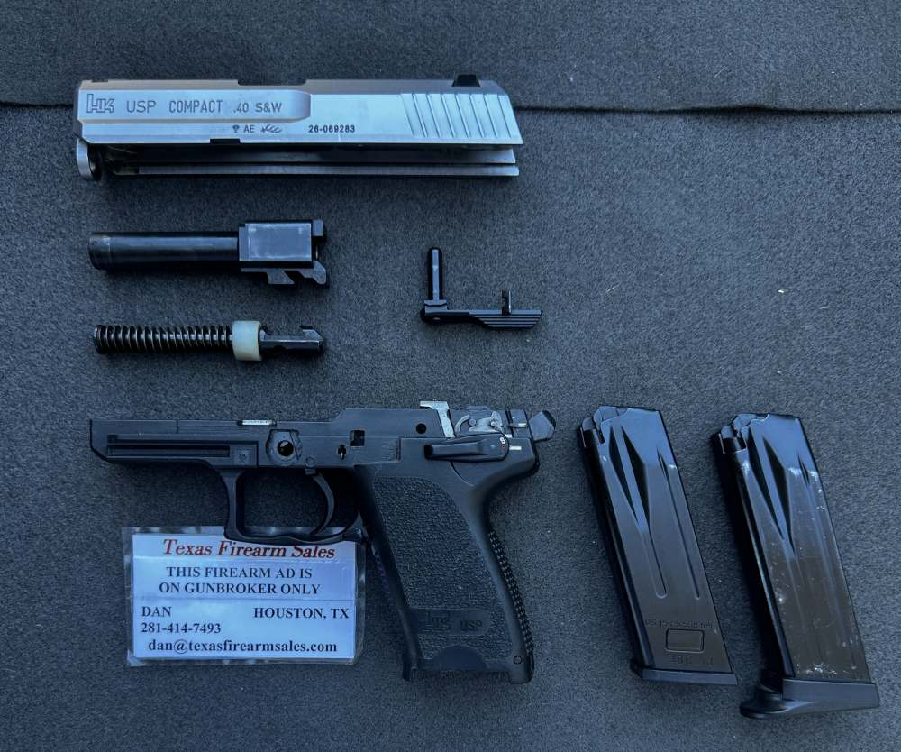 H&K USP Compact Stainless .40 S&W, Two-Tone HK Made in Germany in 2004-img-33