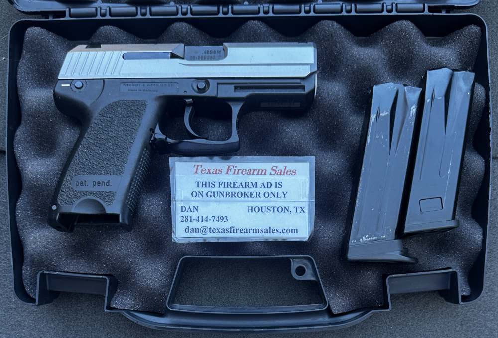 H&K USP Compact Stainless .40 S&W, Two-Tone HK Made in Germany in 2004-img-51