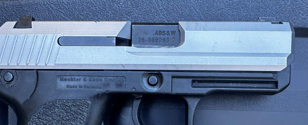 H&K USP Compact Stainless .40 S&W, Two-Tone HK Made in Germany in 2004-img-15