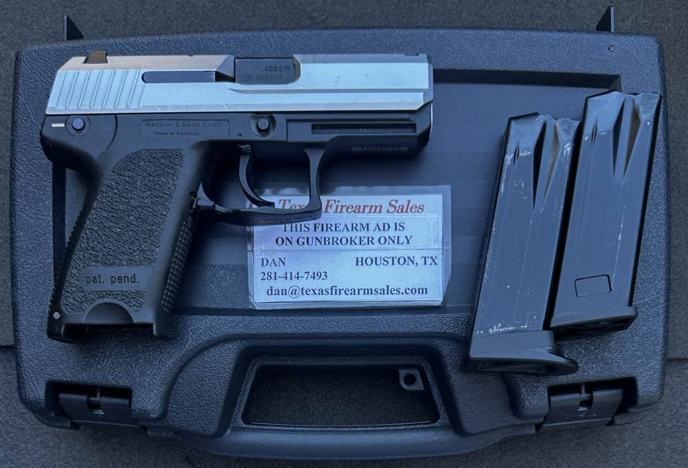 H&K USP Compact Stainless .40 S&W, Two-Tone HK Made in Germany in 2004-img-10