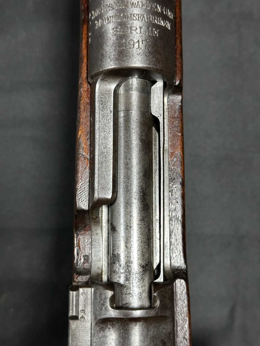 SPECTACULAR! German Gew 98 DWM 1917 8mm Mauser Mauser 98 Matching Rifle-img-32