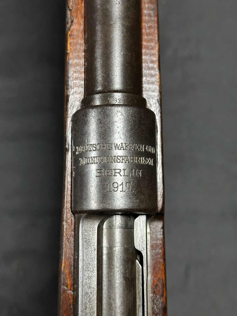 SPECTACULAR! German Gew 98 DWM 1917 8mm Mauser Mauser 98 Matching Rifle-img-35