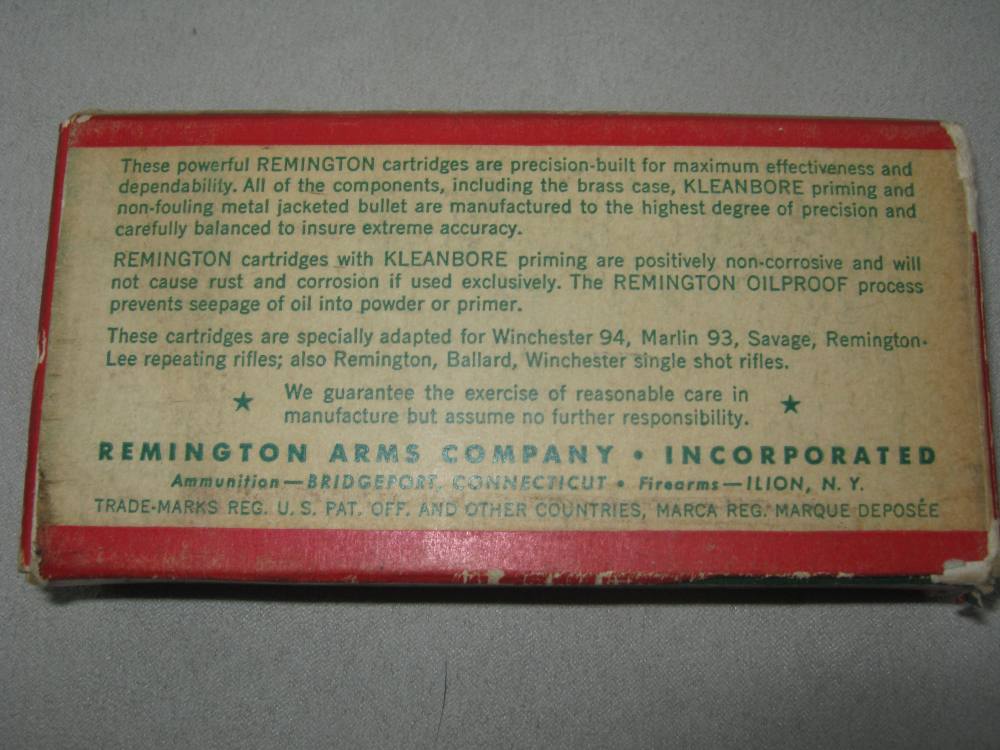Vintage Remington 38-55 Winchester 255gr soft point ammo, 20 rounds-img-7