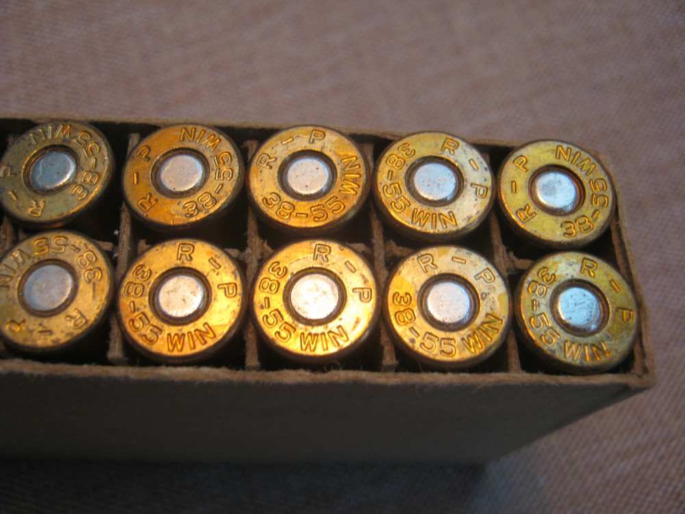 Vintage Remington 38-55 Winchester 255gr soft point ammo, 20 rounds-img-1