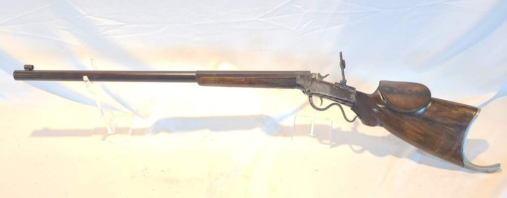 Antique Marlin Ballard Schuetzen 38 X Long Half Octagonal Target XL-img-1