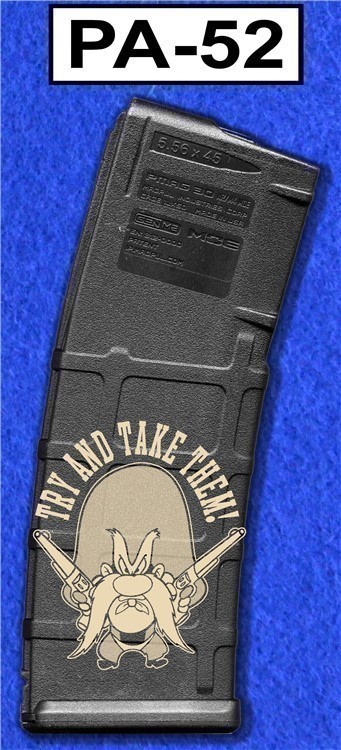 LASER ENGRAVED PMAG 30 GEN M2 - YOSIMITE SAM - NO CC FEE - SHIPPING TO CA-img-0
