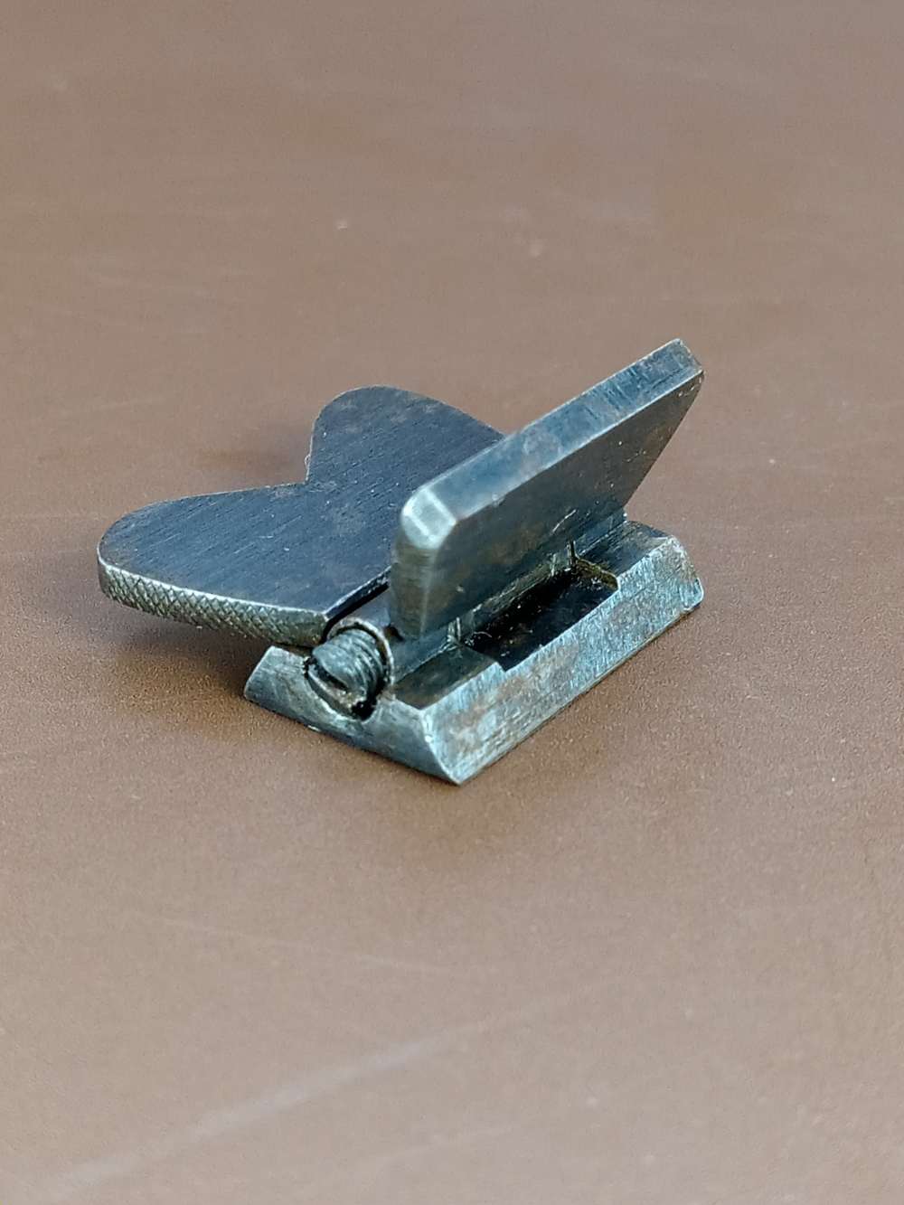 Lyman #6 double folding leaf middle sight 3/8 dovetail 0.450 high-img-2