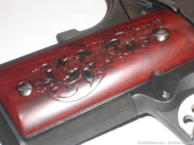 Esmeralda Cocobolo Wood Grips 1911 Compact "EXCELLENT"-img-1