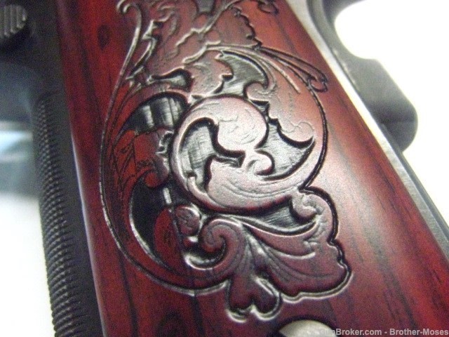 Esmeralda Cocobolo Wood Grips 1911 Compact "EXCELLENT"-img-6